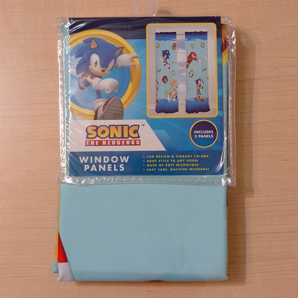 Sega Sonic The Hedgehog Window Curtains Drapes Panels